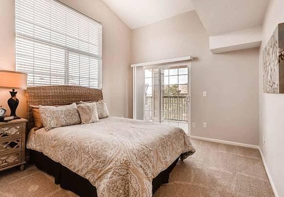 Master Bedroom with private balcony, walk-in closet, private