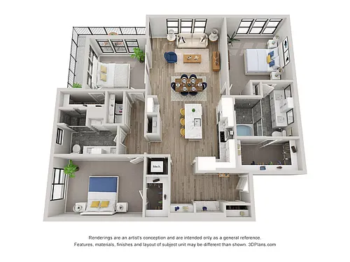 Floor plan 2C3