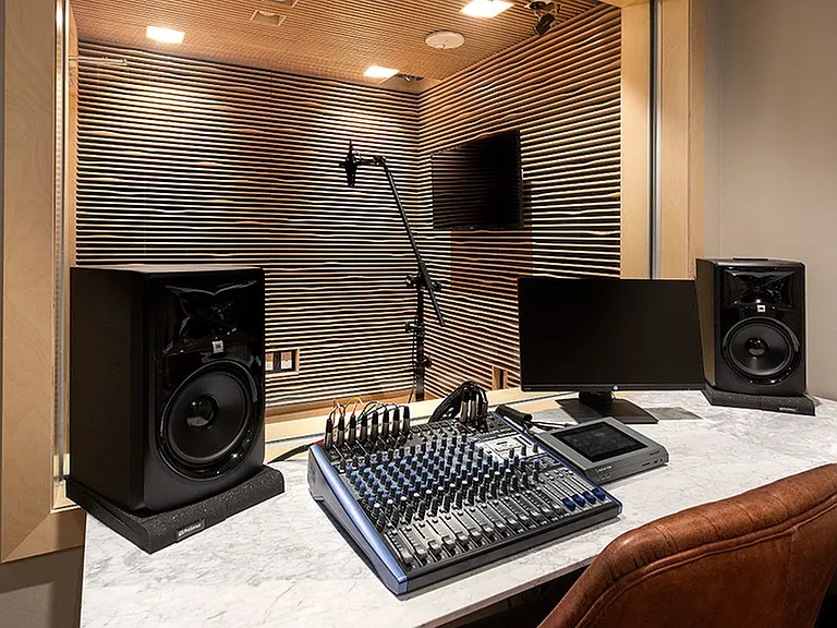 Private resident recording studio