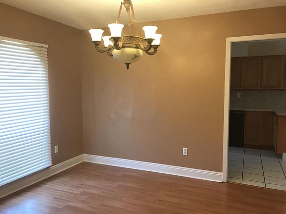 Dining room with wood floor