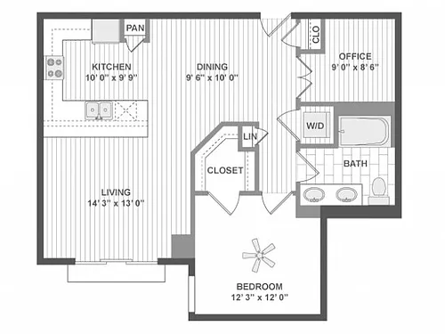 Floor plan A460