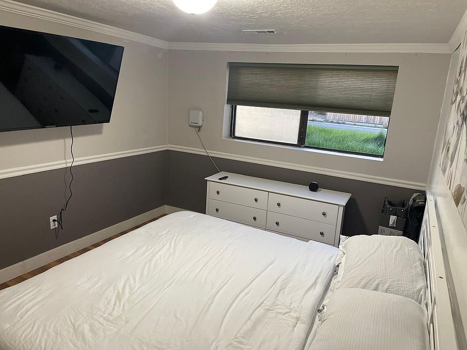 Master Bedroom with Huge TV