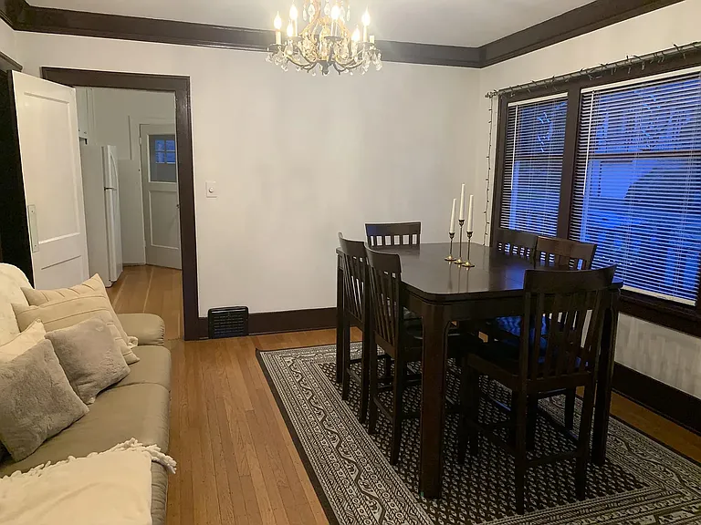 Formal dining into kitchen