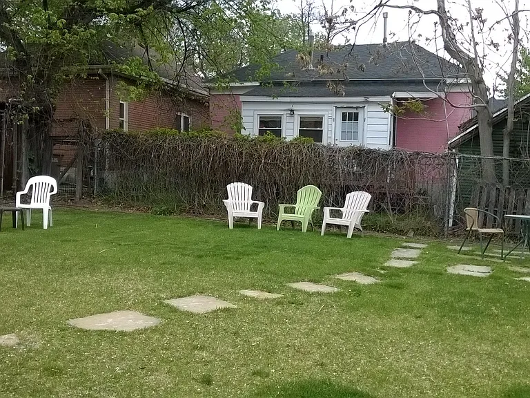 Private back yard included