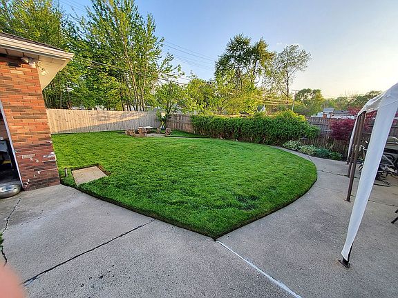 Backyard is ready for entert