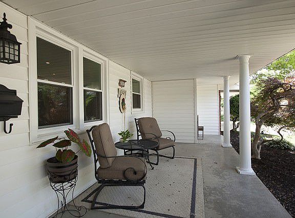 Large covered porch to enjoy