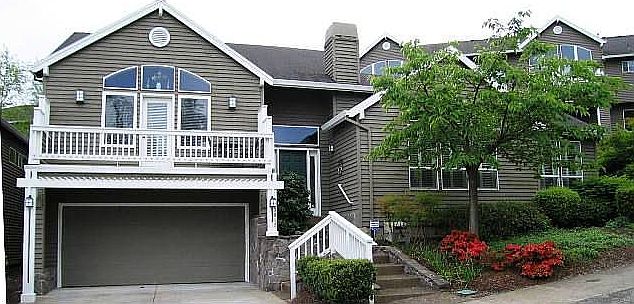Front and garage