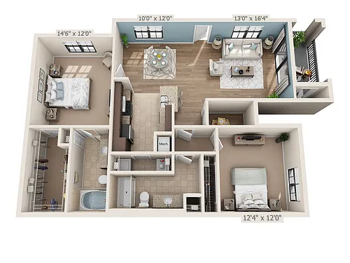 Floor plan Bimini