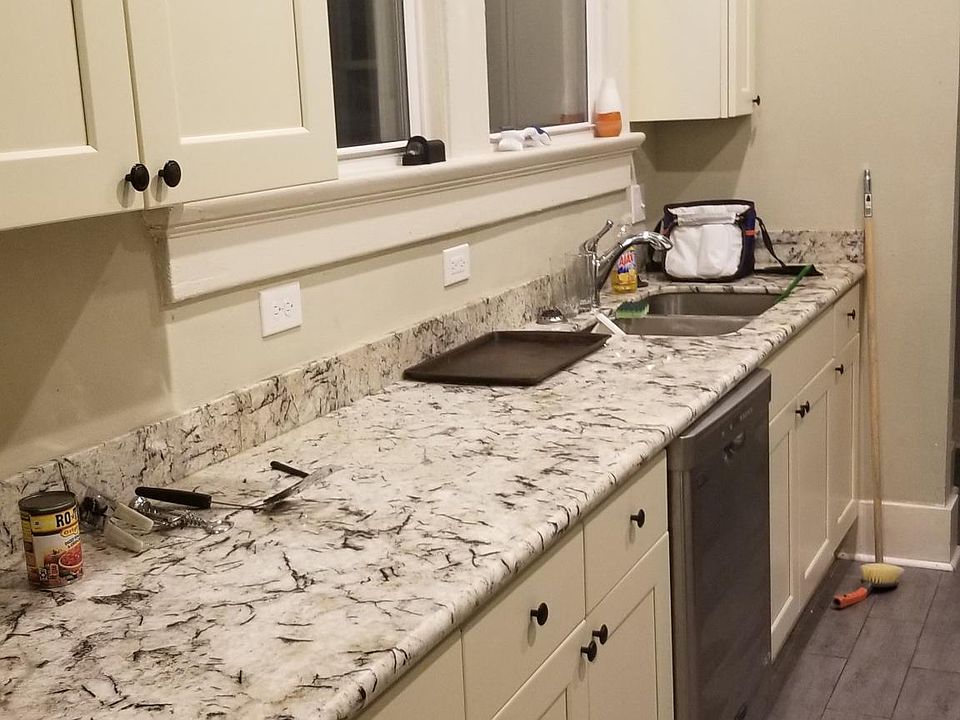 Other side of kitchen showing how much counter space there is.