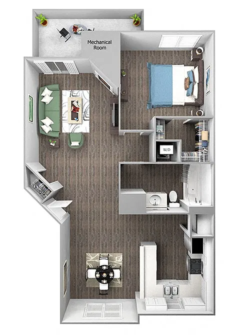 Floor plan A1 (Rainier)