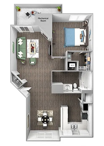 Floor plan A1 (Rainier)