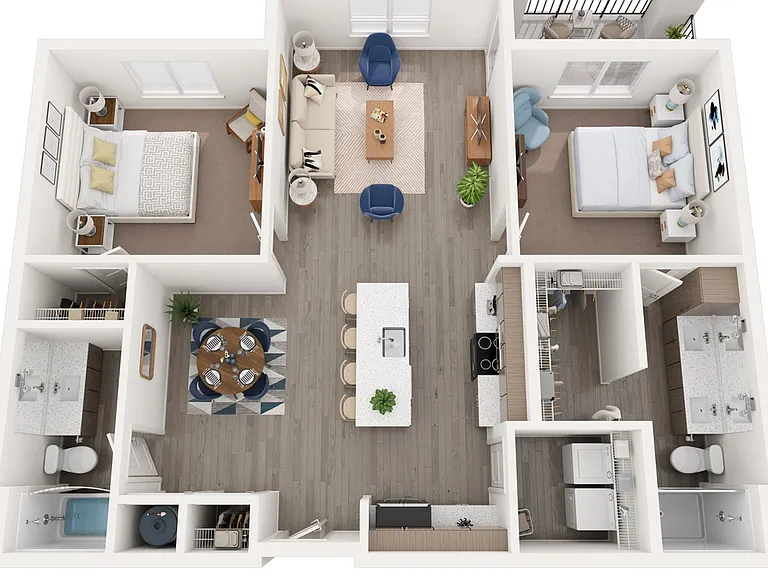 Two Bedroom - C1 Two Bedroom - C1
