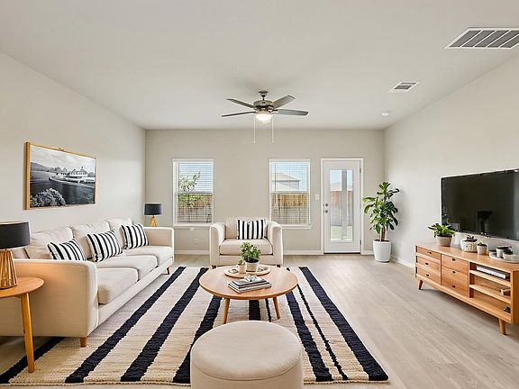 Virtually Staged Living Room