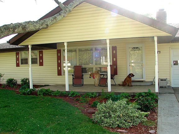 Covered front porch