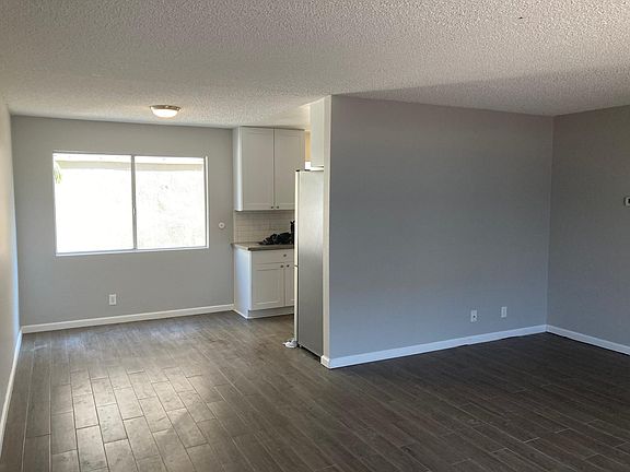 Living room and dining room