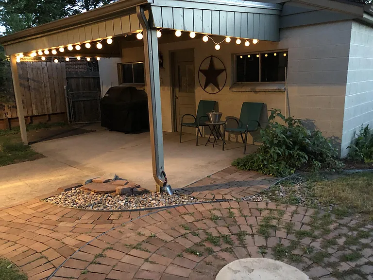 Small back yard for pets