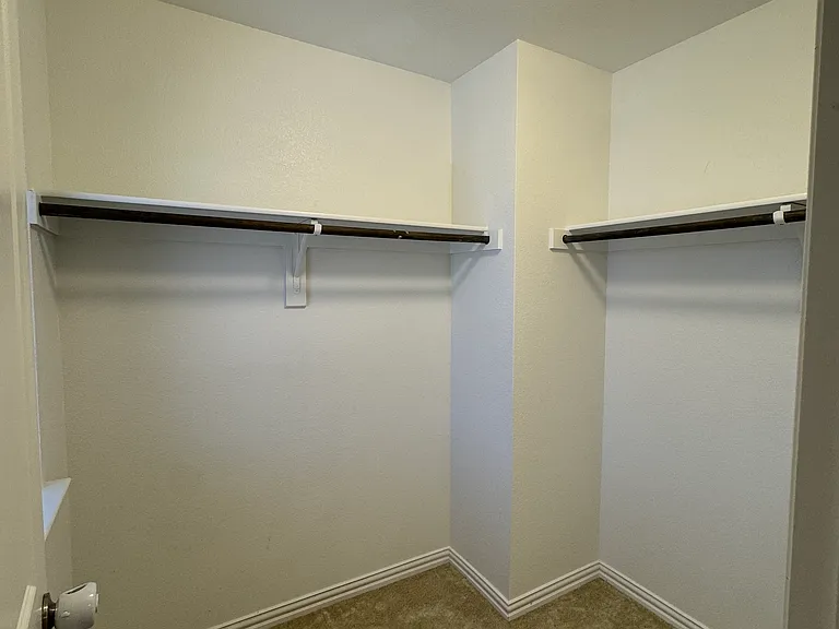 Every bedtoom has spacious walk-in closets.