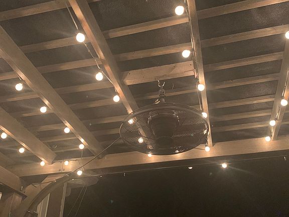 Back yard lights