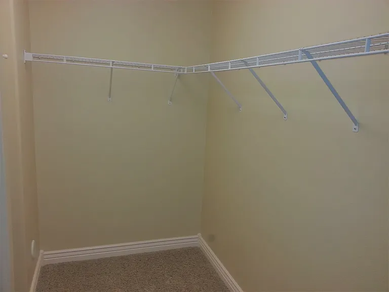 Master walk-in closet