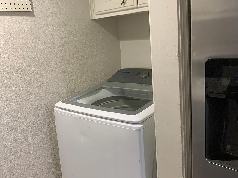 washer is installed and ready to use.
