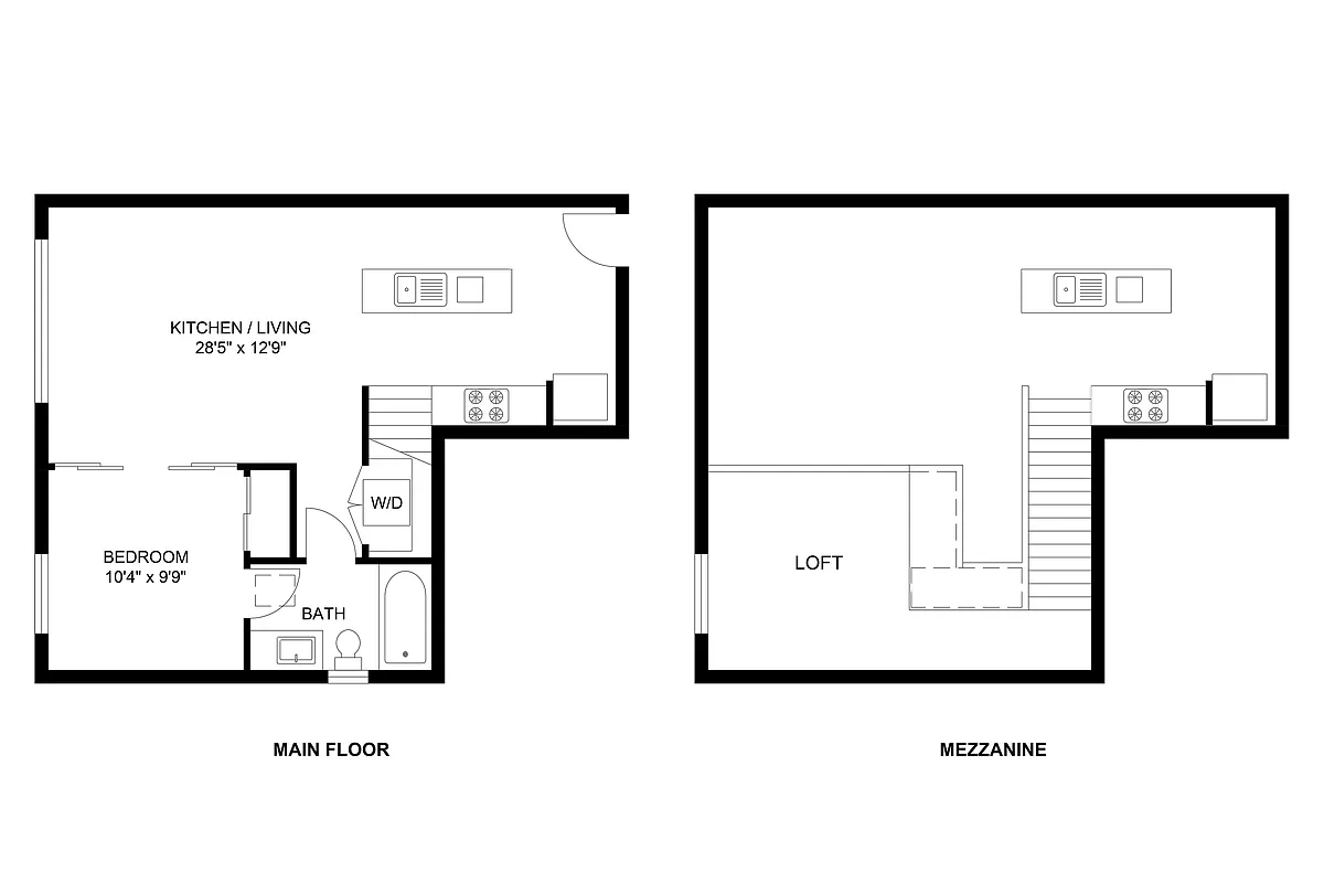 Floor plan Plan O: Loft Collection