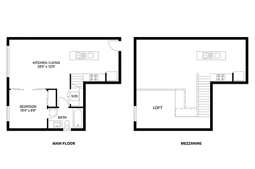 Floor plan Plan O: Loft Collection