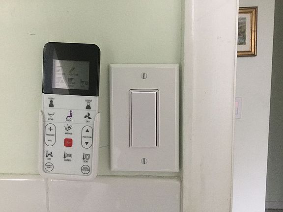 Bidet toilet remote