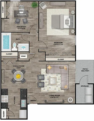 Floor plan 2/1.00