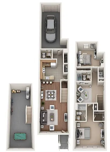 Floor plan Monroe 2b TH