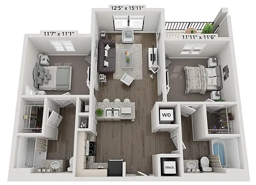 Floor plan The Cumberland