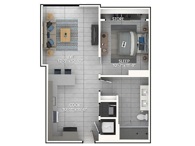 Floor plan A3a