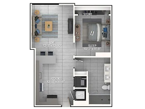Floor plan A3a