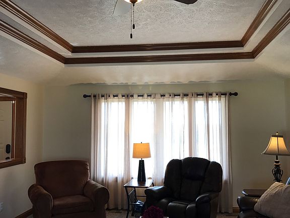 Living Room - accent ceiling