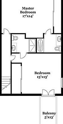 Upstairs Floor Plan
