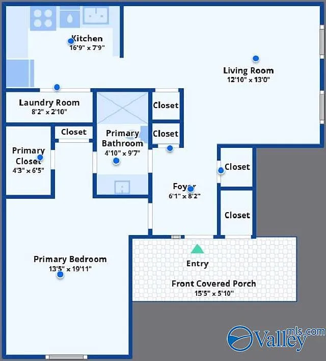 1 bed, 1.0 bath, 750 sqft, $1,100 — Photo 3