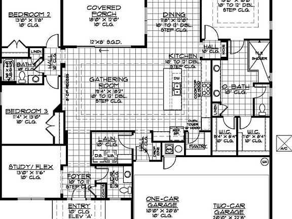 Bluffton floorplan