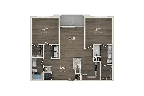 Floor plan B1