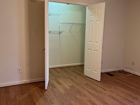 Master bedroom walk in closet