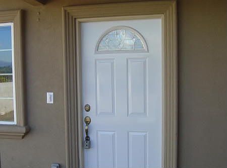 Entrance Door with Finish Trim