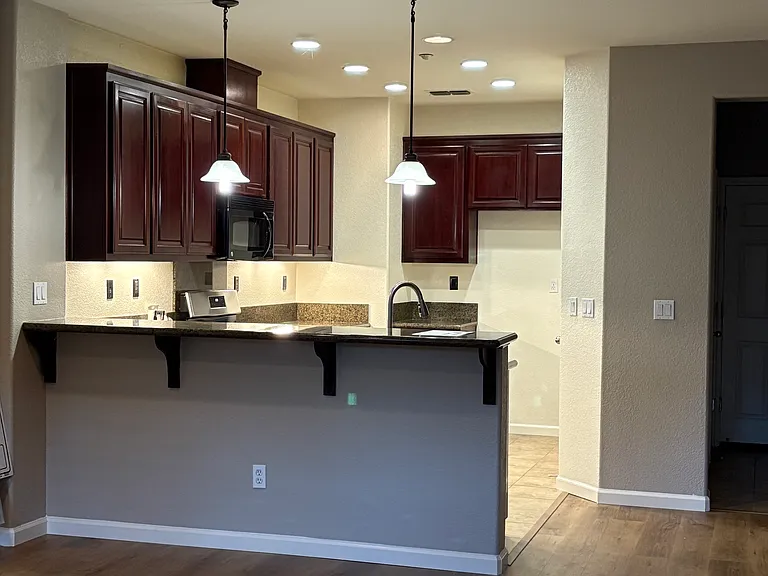 Kitchen and bar