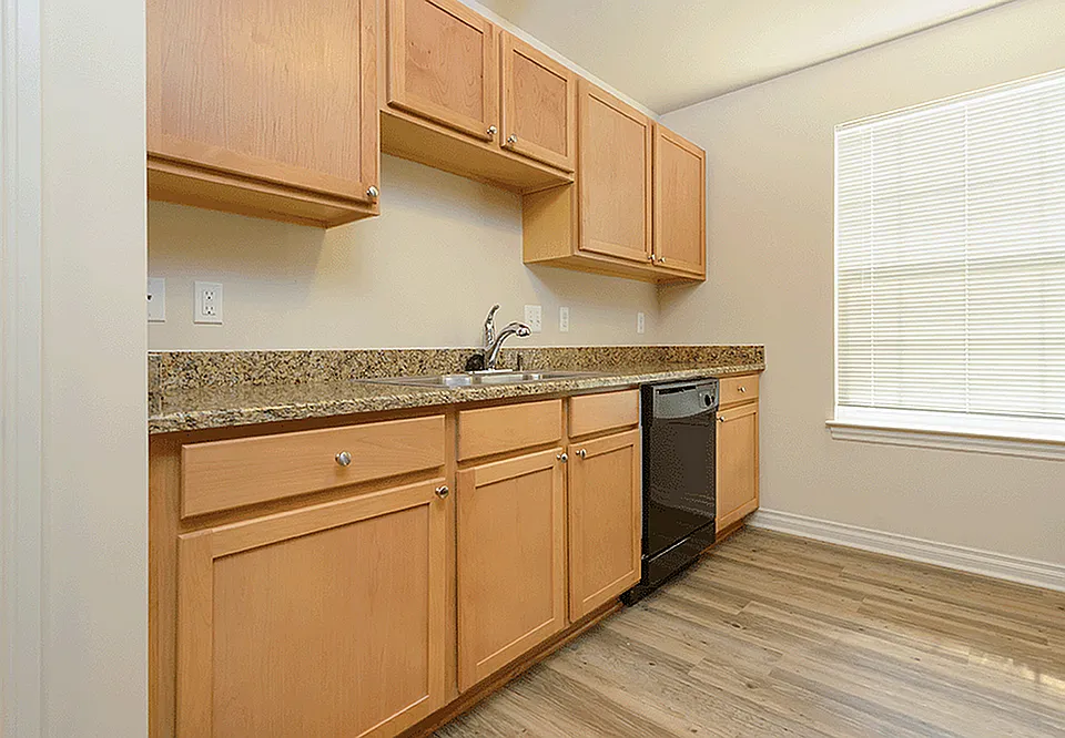 Fully Equipped Kitchen with Granite Countertops