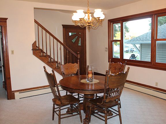 WELL LIT DINING AREA