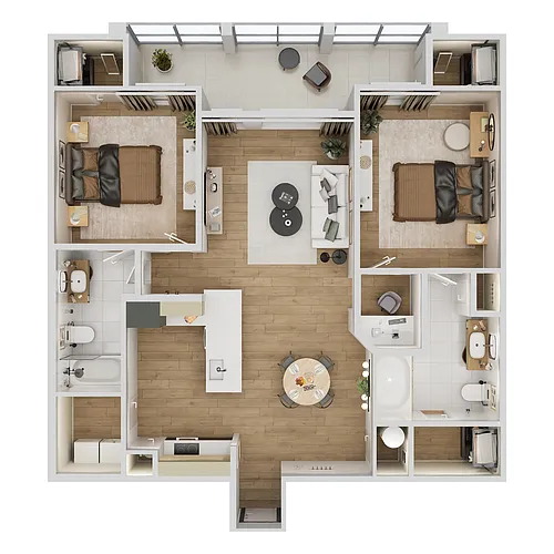 Floor plan The Montgomery Upper