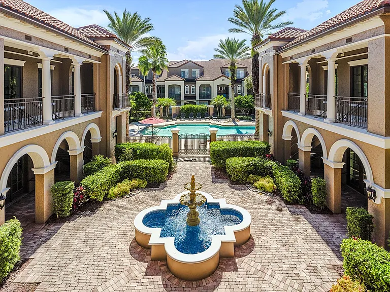 Fountain Courtyard View