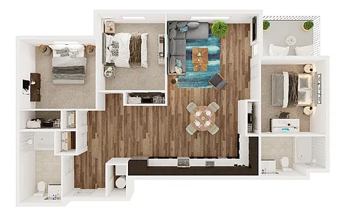 Floor plan 3x2A