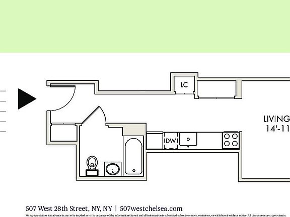 2nd image of 507 Chelsea St #6E