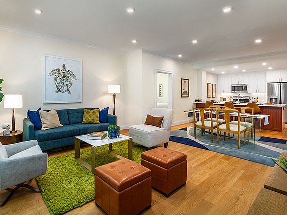 Adams Building Living Room and Kitchen