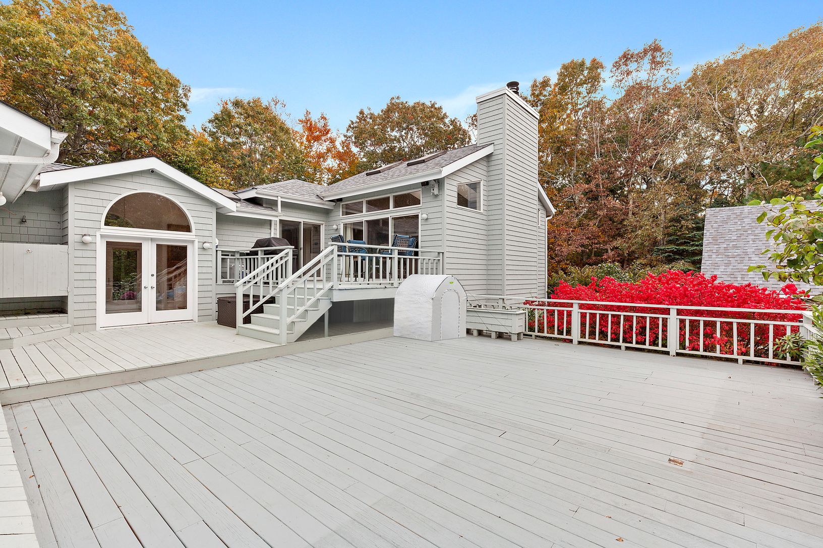  Only some of the generous decking