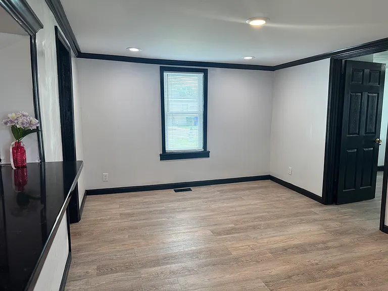 Spacious dining room to serve a nice gathering