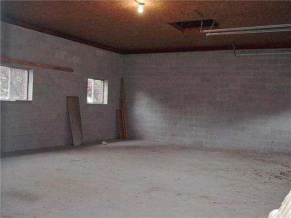 Interior Right of 3 car garage